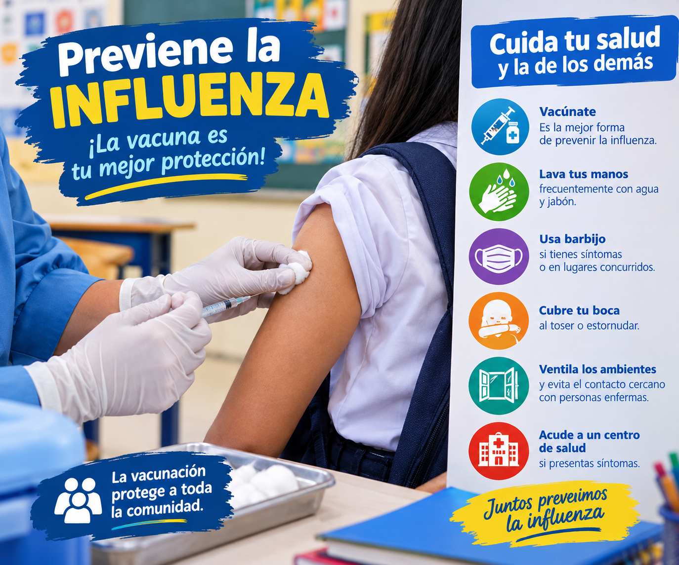 Influenza en escolares en Yacuiba
